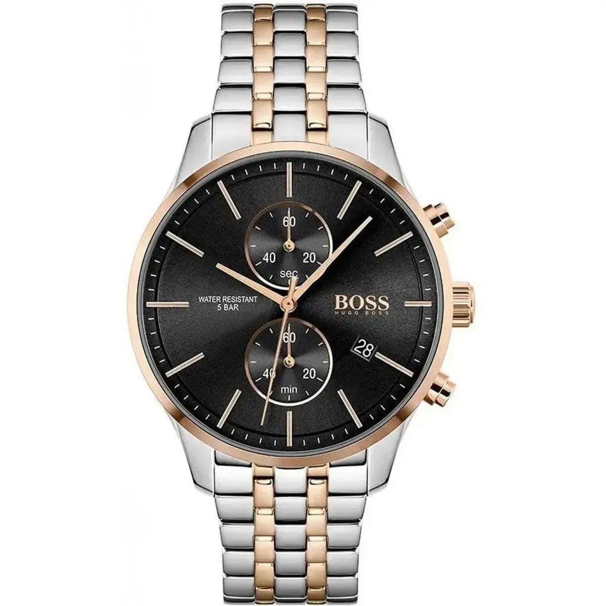 Associate Chronograph Watch – 42mm Dial Two Tone Bracelet