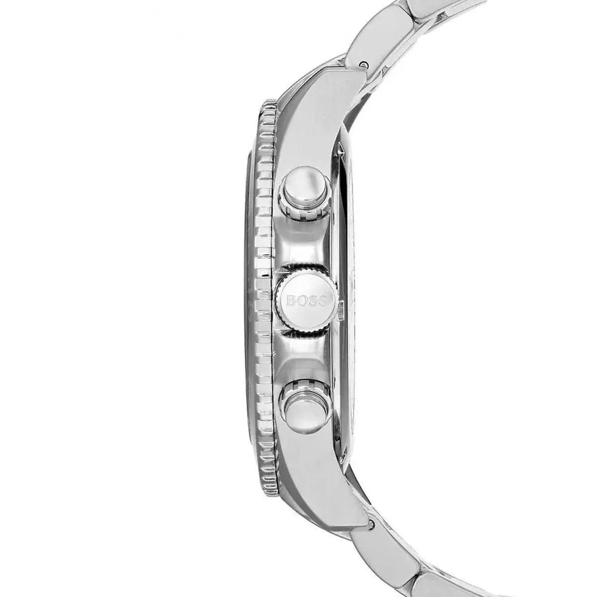 Hugo Boss 1513704 Ocean Edition Chronograph Blue Dial Silver Steel Strap Watch for Men Hugo Boss