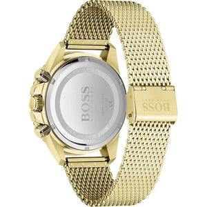 Hugo Boss 1513906 YELLOW GOLD MESH BAND AND BLACK DIAL ADMIRAL GOLD CASE Hugo Boss