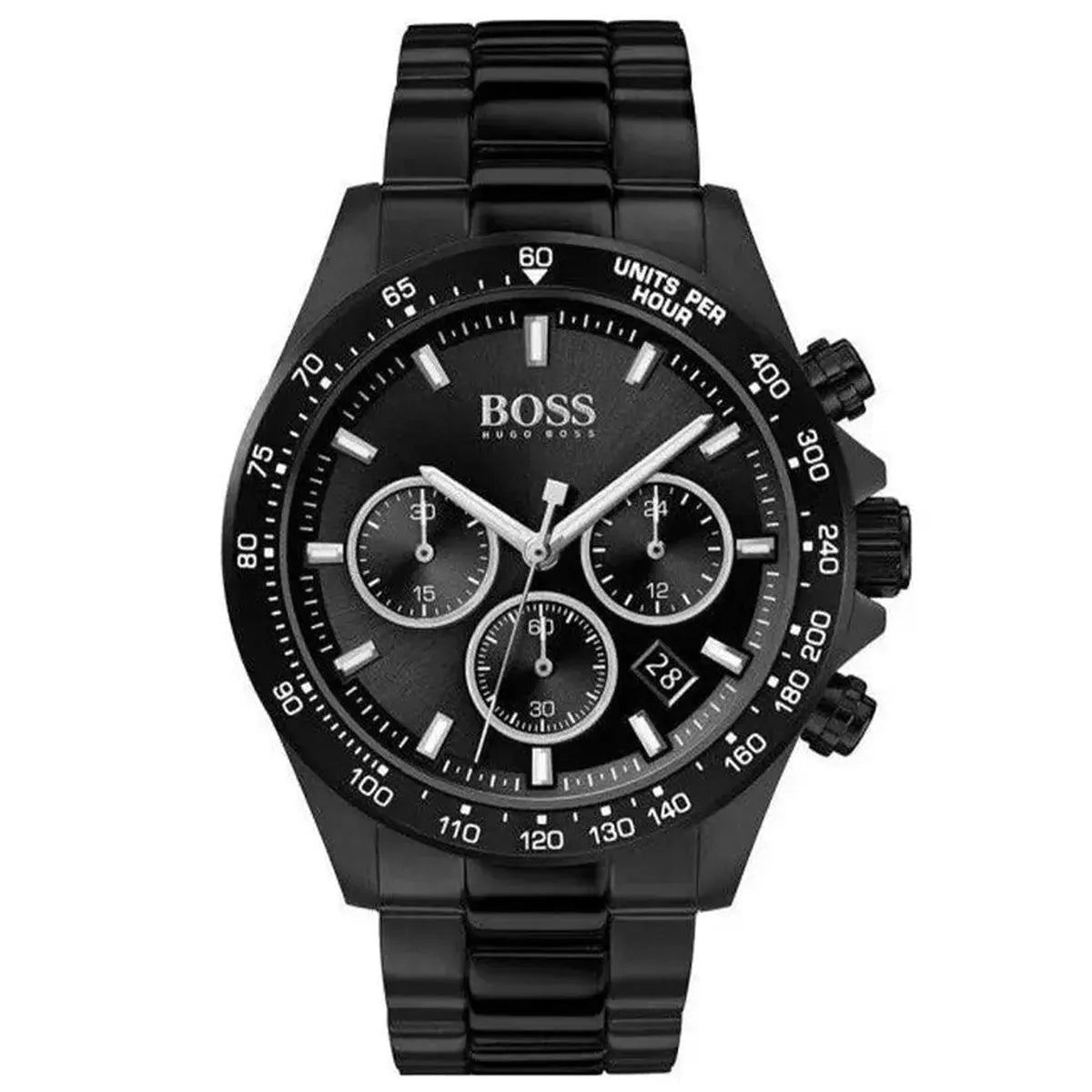 Hero Chronograph Watch – 45mm Dial PVD Steel Bracelet