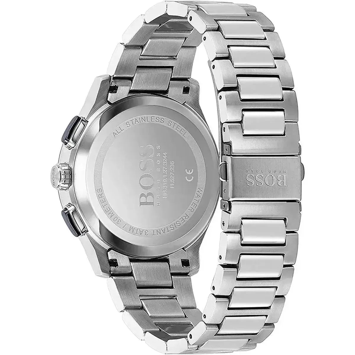 Hugo Boss 1513763 Peak Chronograph Blue Dial Silver Steel Strap Watch for Men Hugo Boss