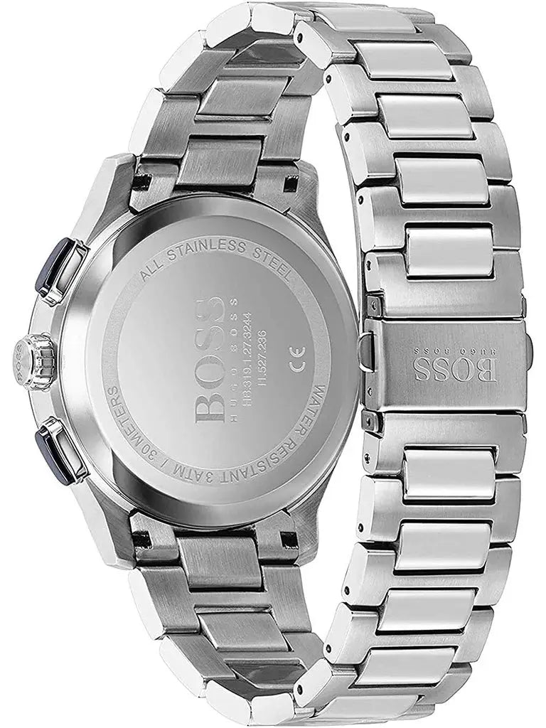 Hugo Boss 1513763 Peak Chronograph Blue Dial Silver Steel Strap Watch for Men Hugo Boss