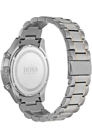 Hugo Boss 1513634 Trophy Chronograph Grey Dial Silver Steel Strap Watch for Men Hugo Boss