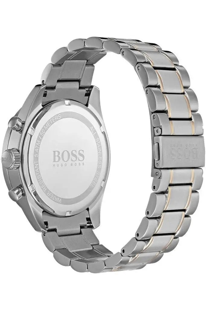 Hugo Boss 1513634 Trophy Chronograph Grey Dial Silver Steel Strap Watch for Men Hugo Boss