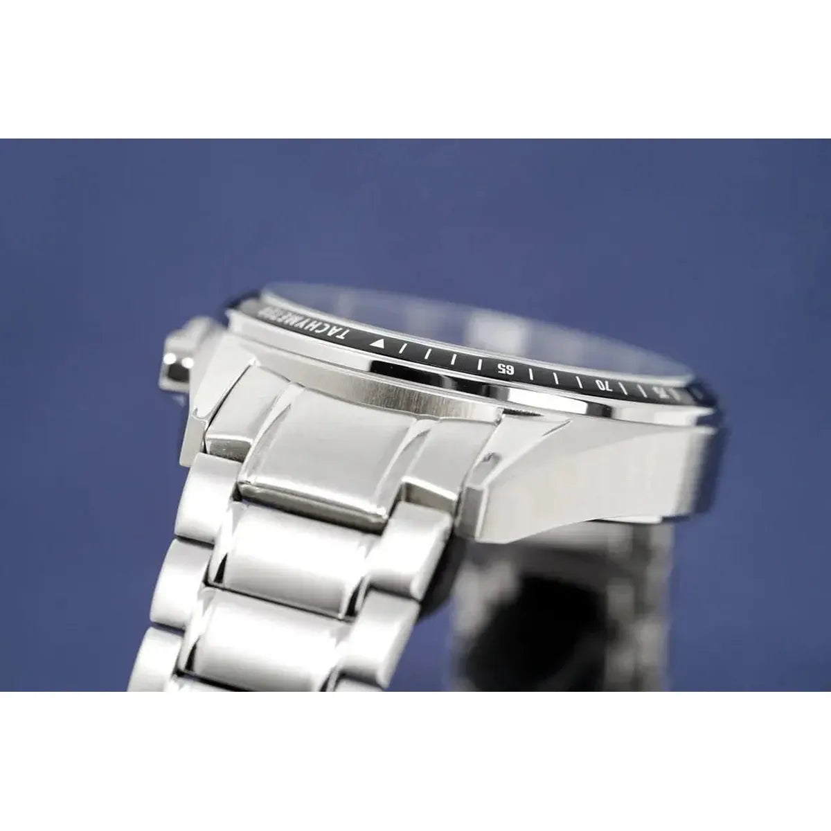 Hugo Boss 1513081 Chronograph Driver Blue Dial Silver Steel Strap Watch for Men Hugo Boss