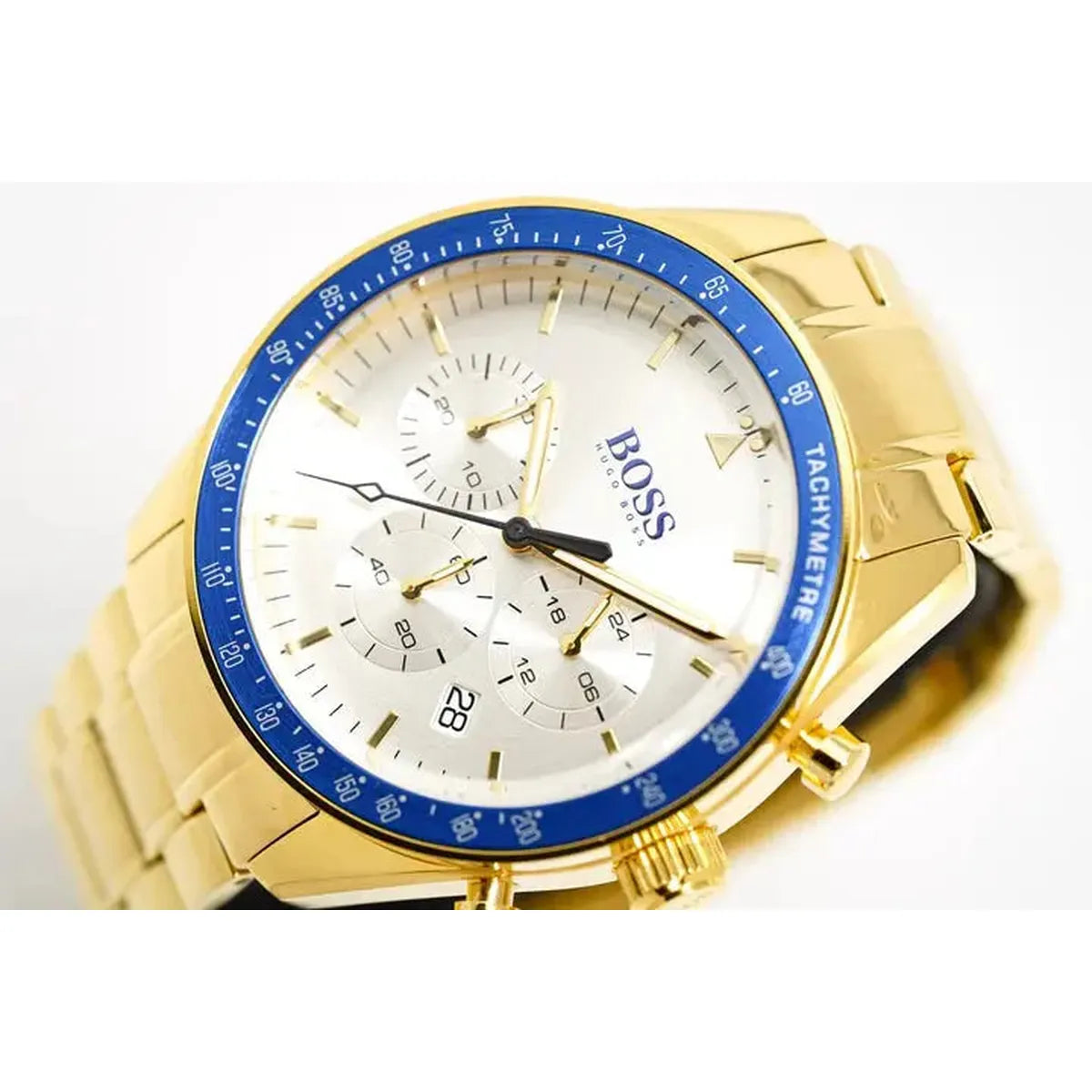 Hugo Boss 1513631 Men's Watch Chronograph Trophy Gold Hugo Boss