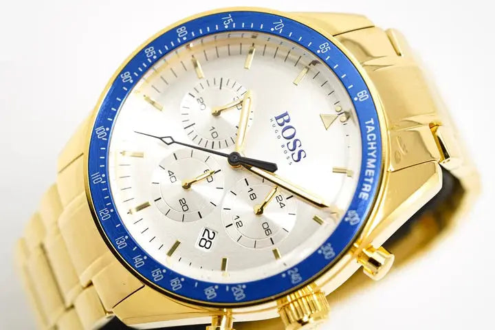 Hugo Boss 1513631 Men's Watch Chronograph Trophy Gold Hugo Boss