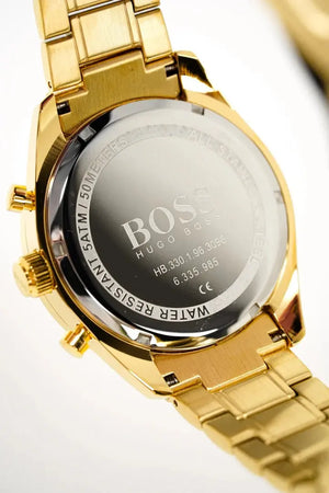 Hugo Boss 1513631 Men's Watch Chronograph Trophy Gold Hugo Boss