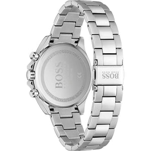 Hugo Boss 1502614 Novia Black Dial Silver Steel Strap Watch for Women Hugo Boss