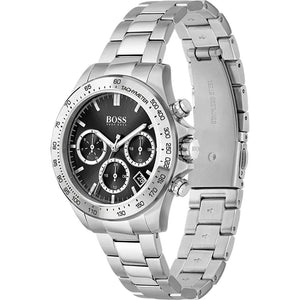 Hugo Boss 1502614 Novia Black Dial Silver Steel Strap Watch for Women Hugo Boss