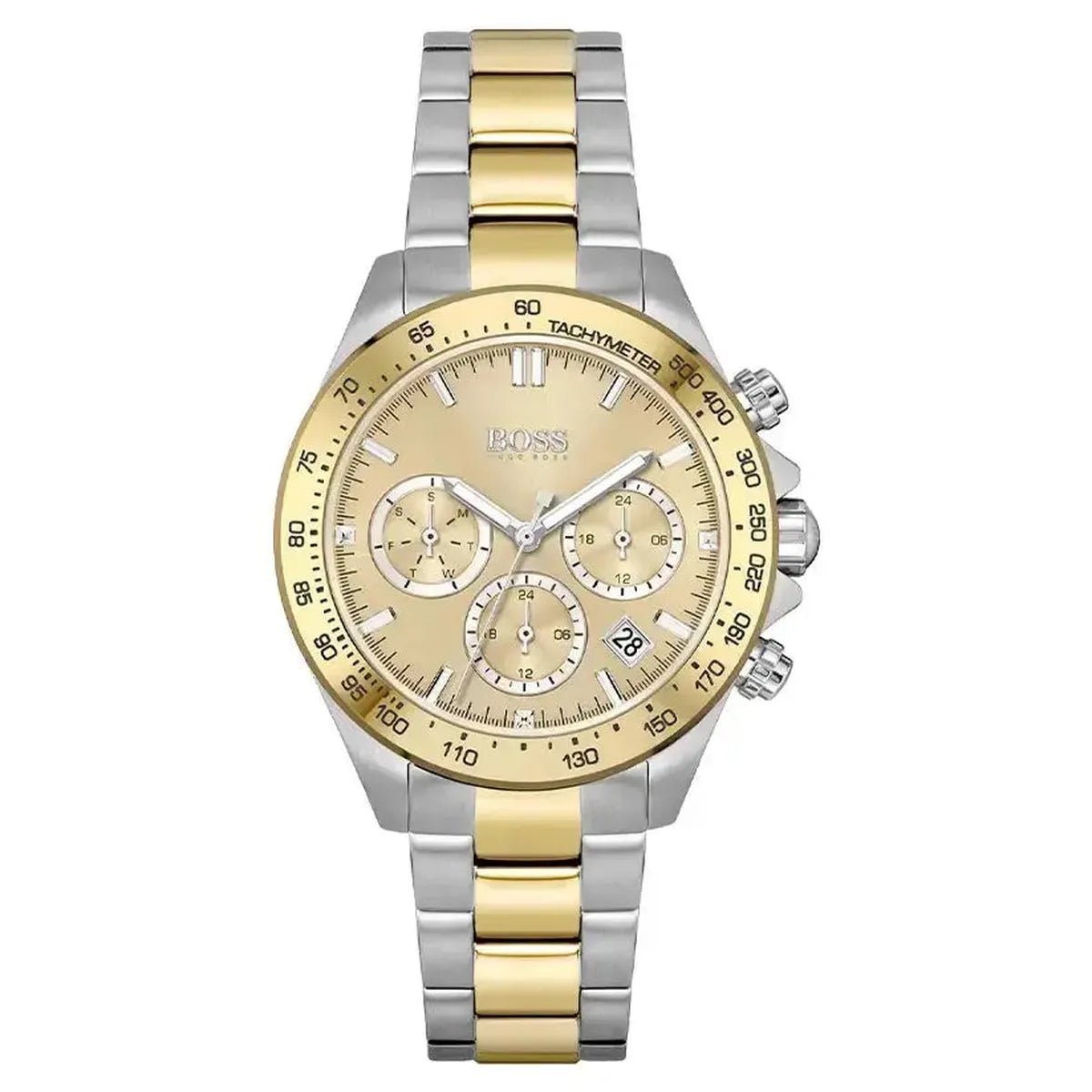 Novia Multi Dial Watch – 38mm Dial Two Tone Bracelet