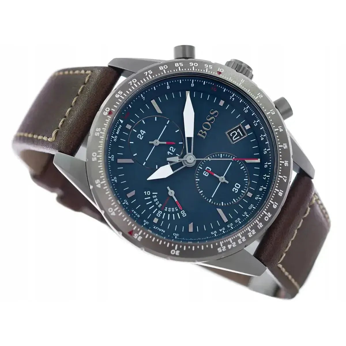 Hugo Boss Pilot Edition Chronograph Quartz Men's Watch HB1513852 - Watch Enclave