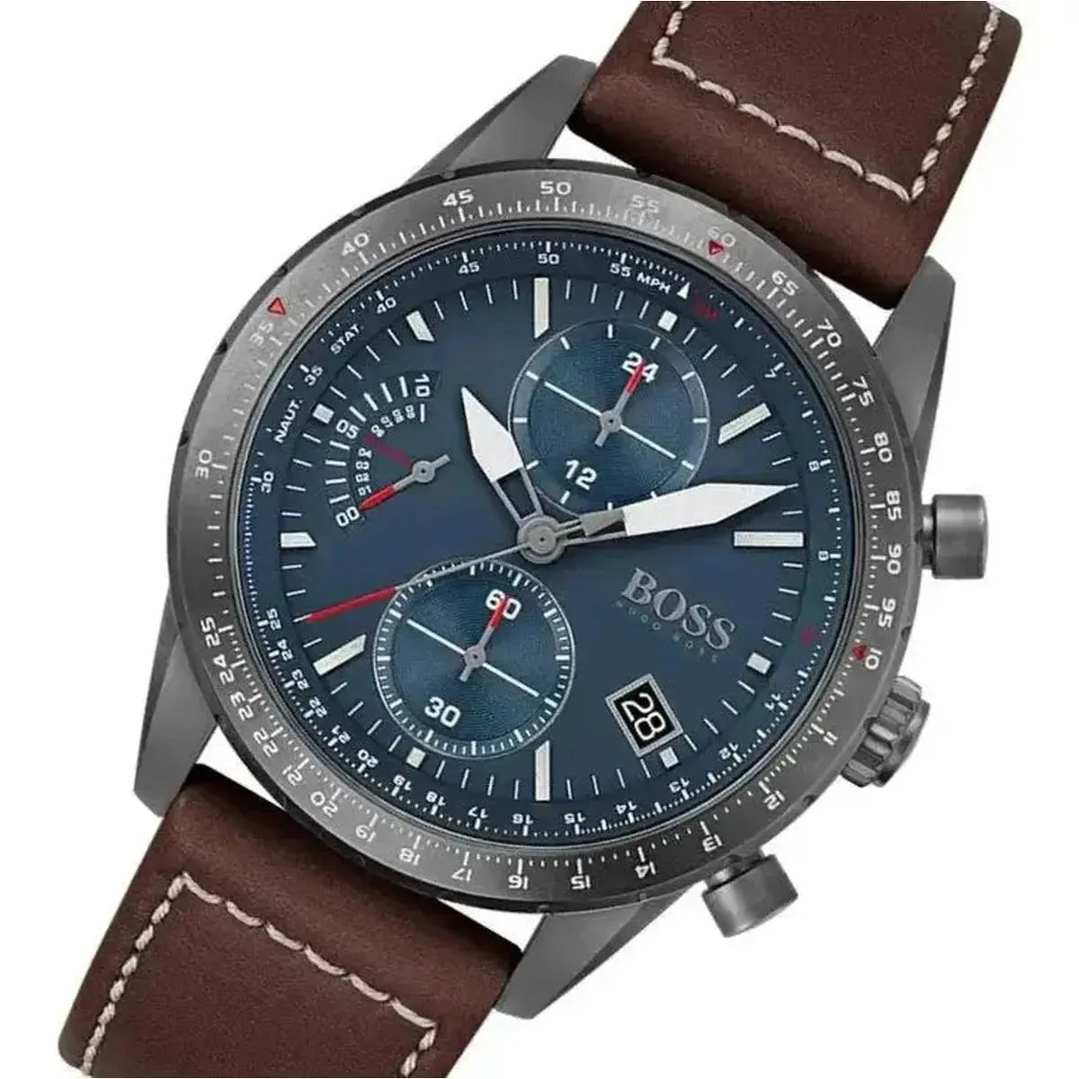 Hugo Boss Pilot Edition Chronograph Quartz Men's Watch HB1513852 - Watch Enclave
