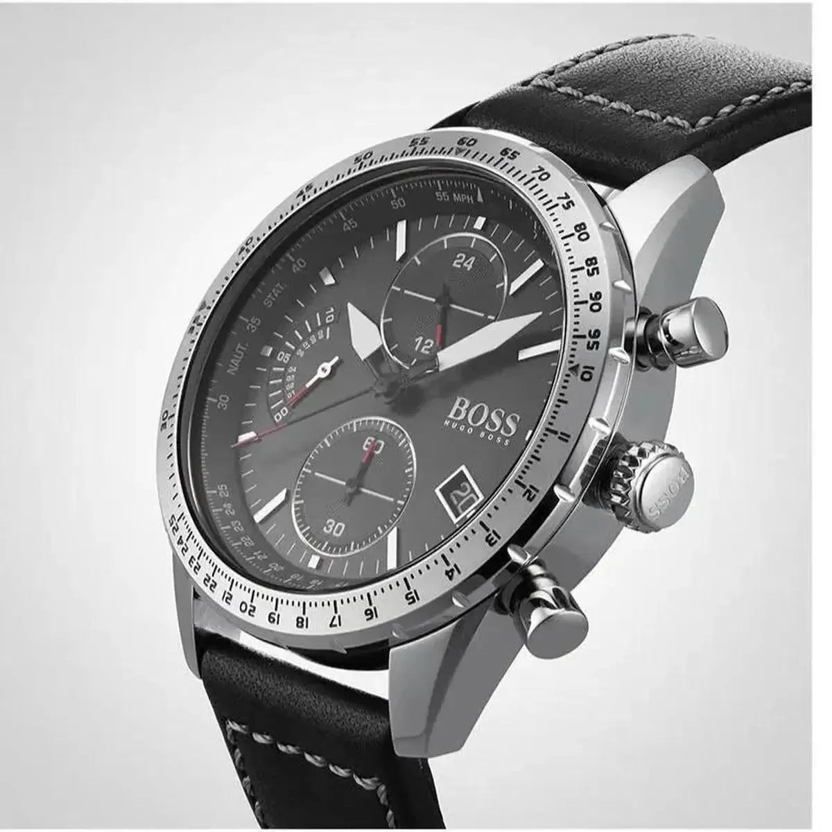 Hugo Boss Pilot Edition Chronograph Quartz Men's Watch HB1513853 - Watch Enclave
