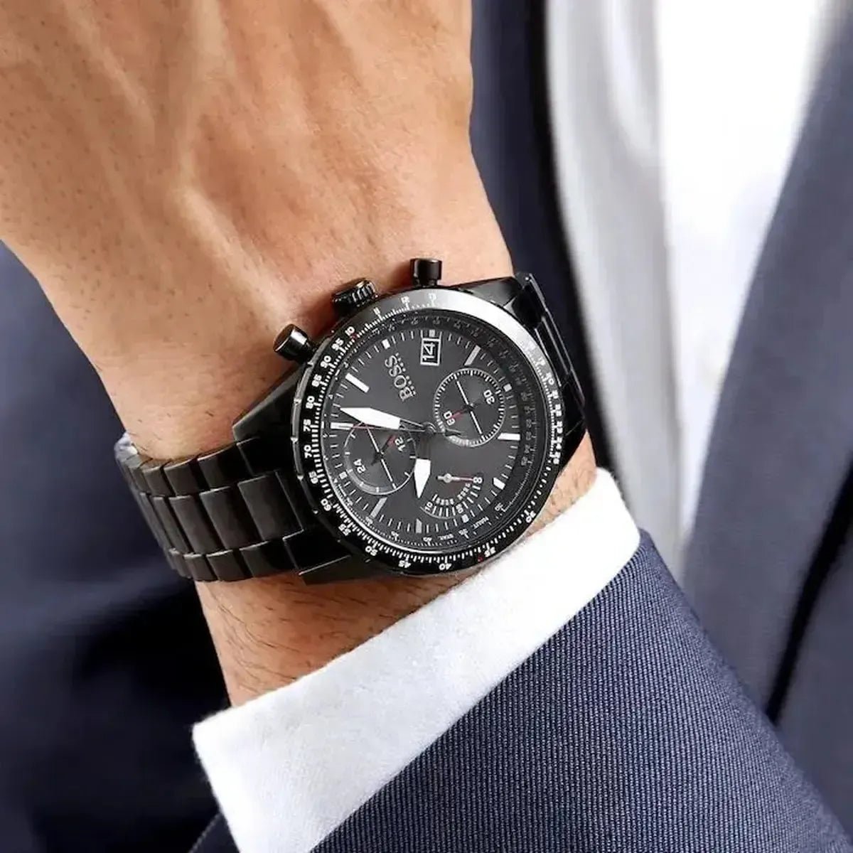Hugo Boss Pilot Edition Chronograph Quartz Men's Watch HB1513854 - Watch Enclave