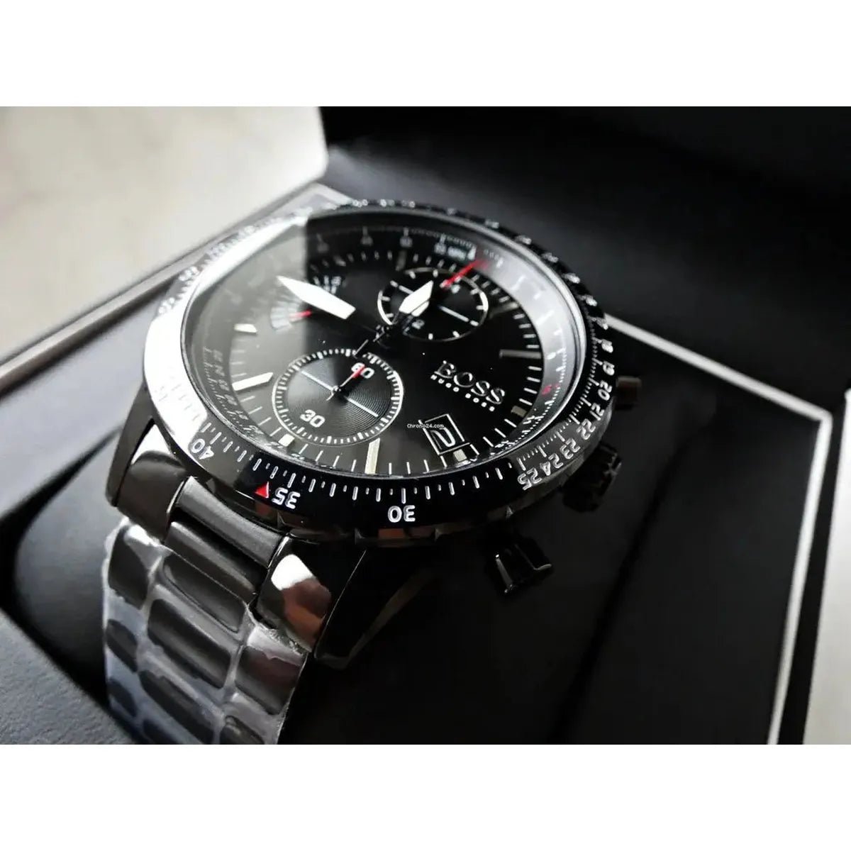 Hugo Boss Pilot Edition Chronograph Quartz Men's Watch HB1513854 - Watch Enclave