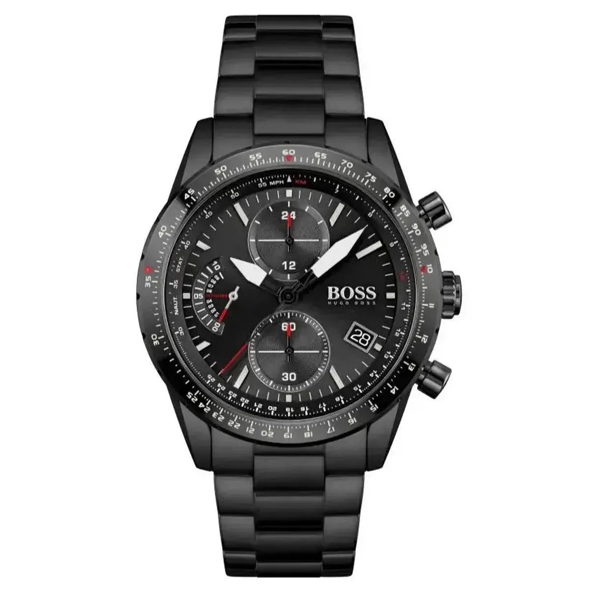 Pilot Edition Chronograph HB1513854 Watch 44mm Dial Stainless Steel Bracelet