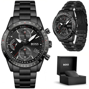 Hugo Boss Pilot Edition Chronograph Quartz Men's Watch HB1513854 - Watch Enclave