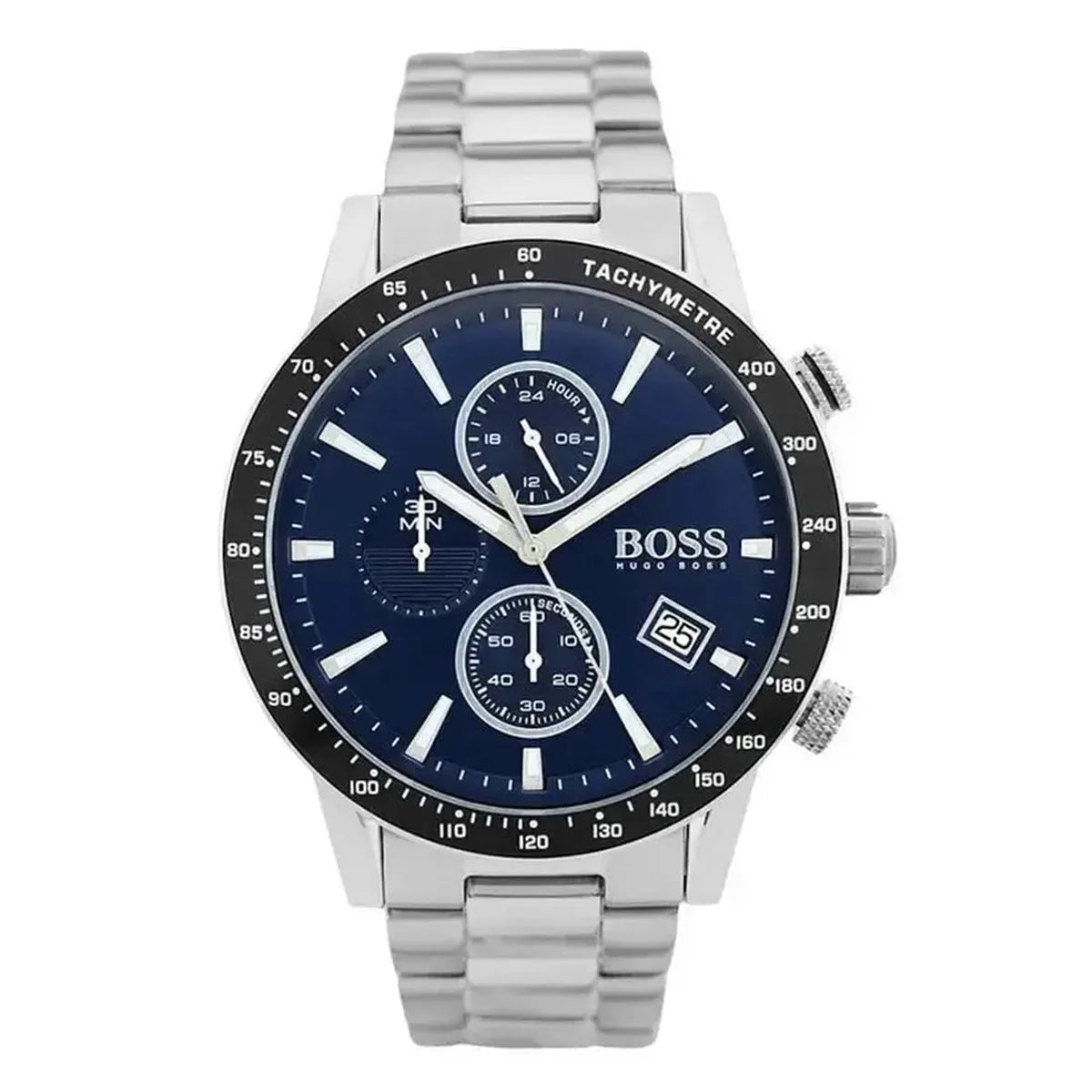 HB1513510 Rafale Chronograph Watch – 44mm Dial Silver Steel Bracelet