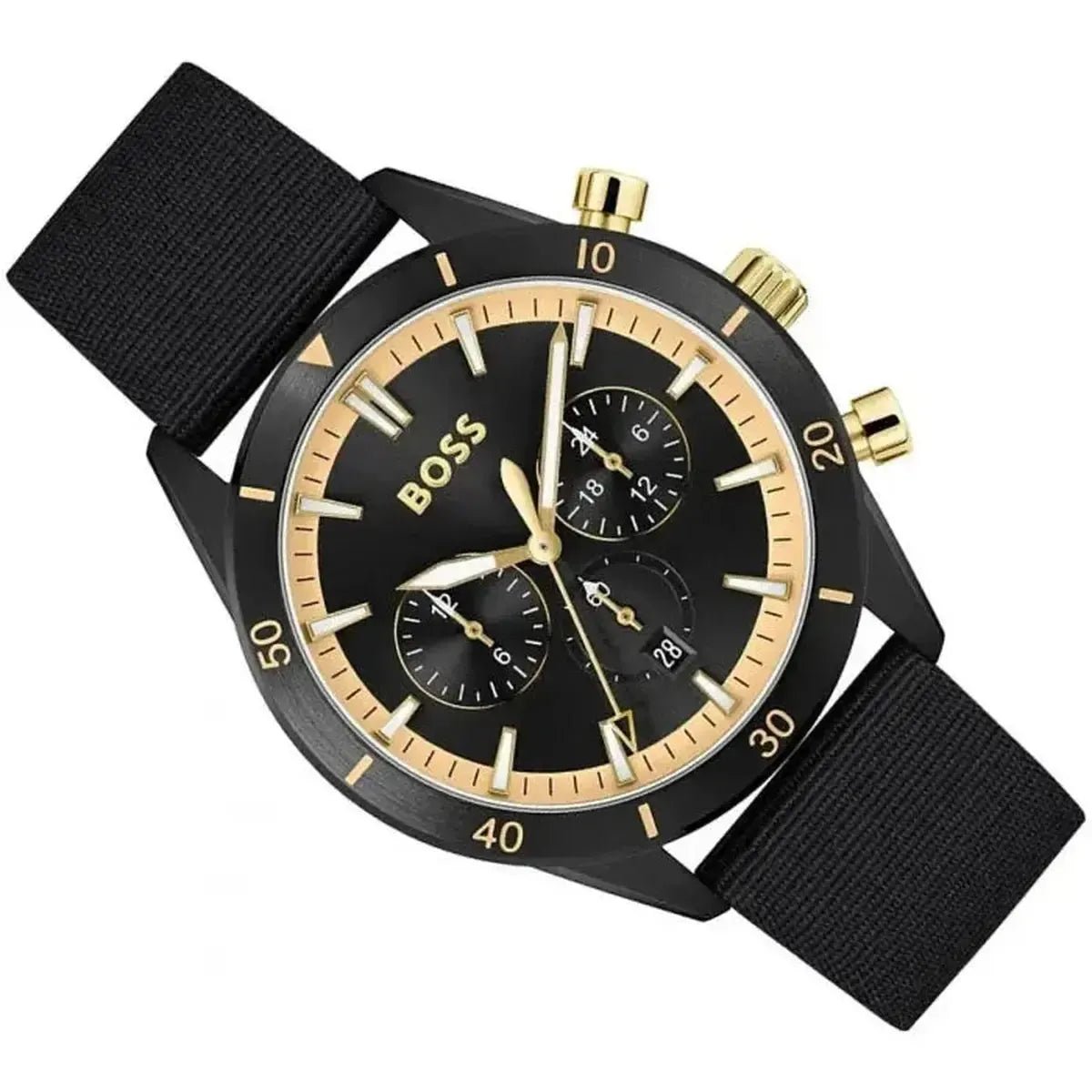 Hugo Boss Santiago Quartz Chronograph Men's Watch HB1513935 - Watch Enclave