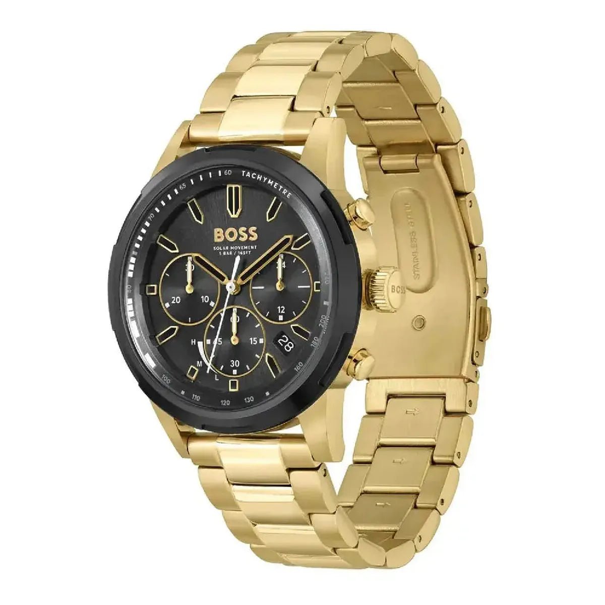 Hugo Boss Solgrade Solar Quartz Chronograph Men's Watch HB1514033 - Watch Enclave