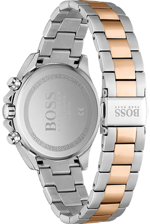 Hugo Boss 1502617 Novia Brown Dial Two Tone Steel Strap Watch for Women Hugo Boss