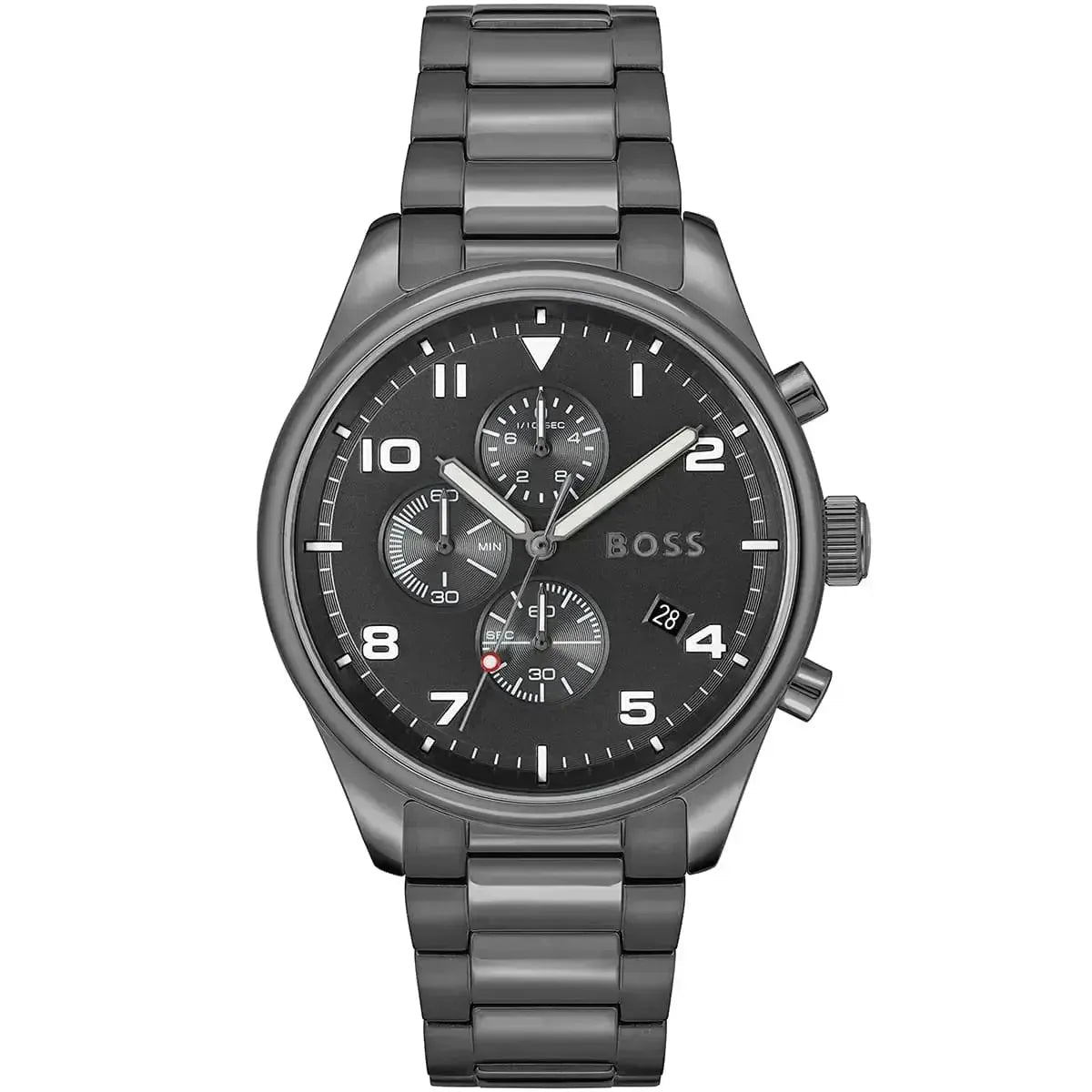 View Chronograph Ionic Plated Steel Watch