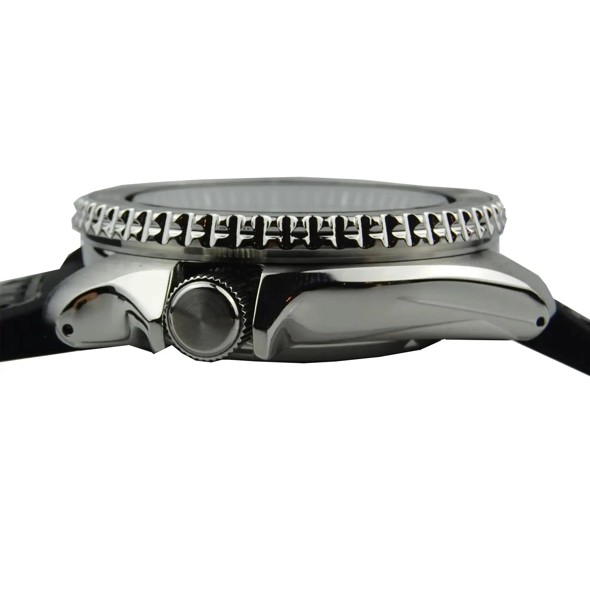 Seiko SRPD55K2 5 Sports Genuine Brown Leather & Black Silicone Strap Automatic Black Dial Men’s Watch Seiko