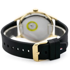 Tommy Hilfiger 1791636 Austin Black Dial Black Rubber Strap Watch for Men Tommy Hilfiger