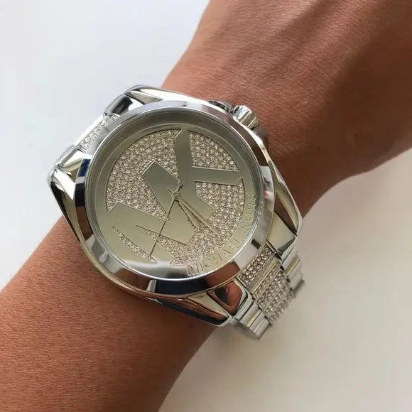 Michael Kors MK6486 Bradshaw Silver Dial Silver Stainless Steel Strap Watch for Women Michael Kros