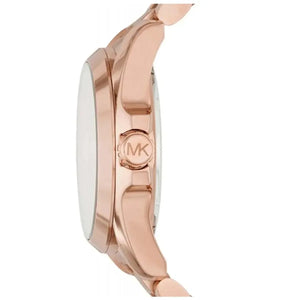 Michael Kors MK6437 Bradshaw Rose Gold Dial Rose Gold Steel Strap Watch for Women Michael Kros
