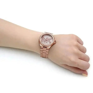 Michael Kors Lennox Pavé Logo Quartz Women's Watch MK7230 - Watch Enclave