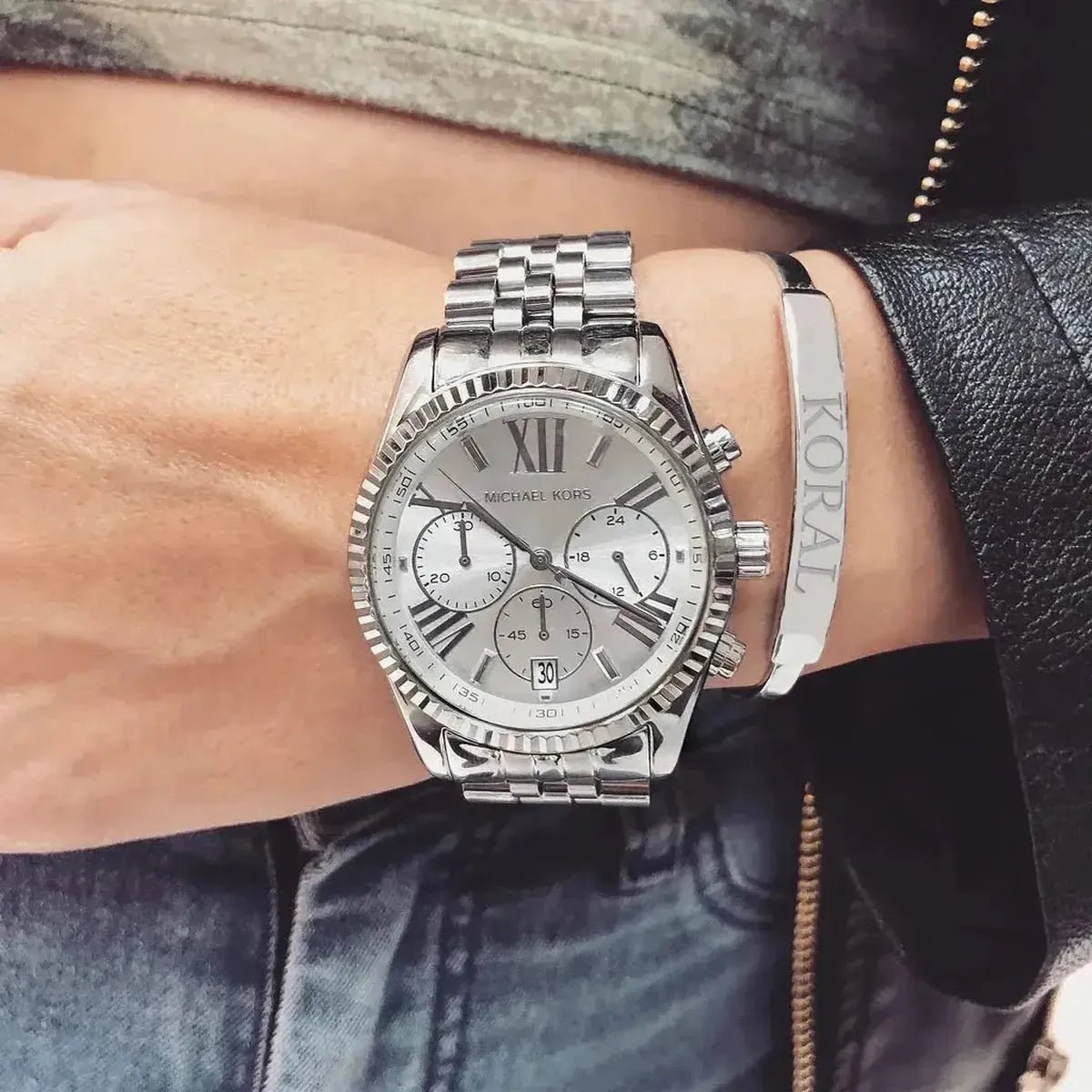 Michael Kors Lexington Chronograph Quartz Women's Watch MK5555 - Watch Enclave