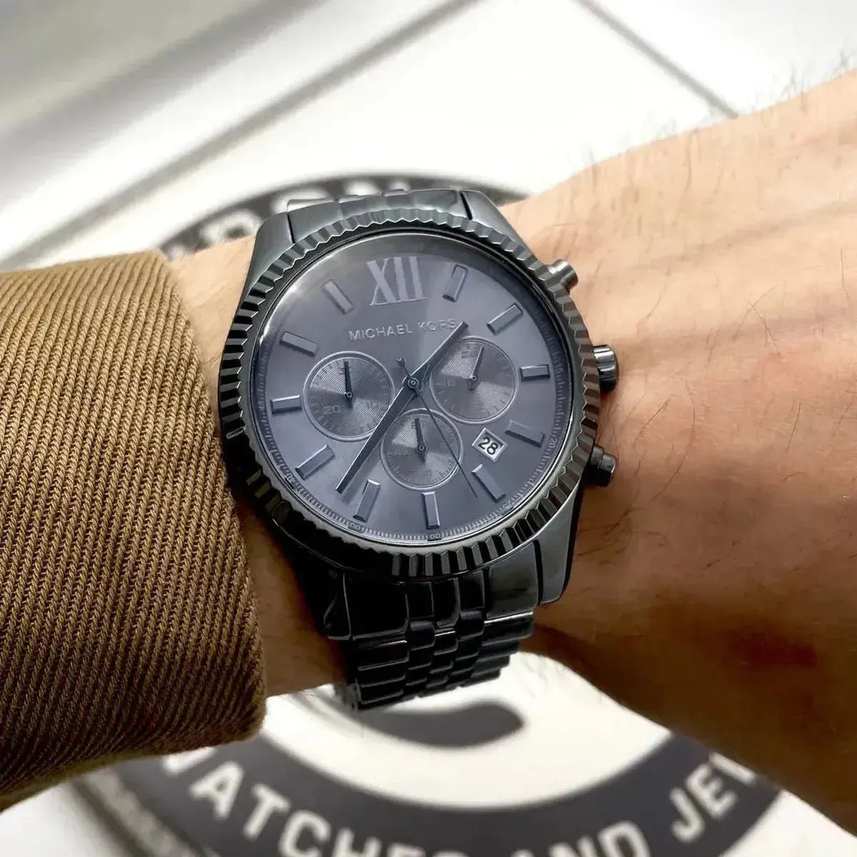 Michael Kors Lexington Quartz Chronograph Men's Watch MK8480 - Watch Enclave