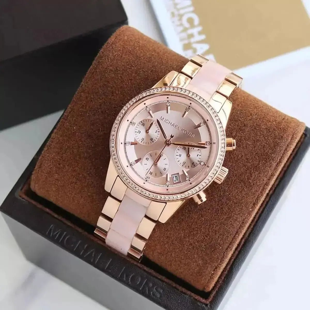 Michael Kors Ritz Chronograph Quartz Women's Watch MK6307 - Watch Enclave
