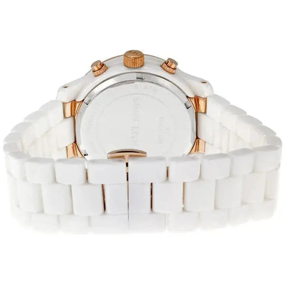 Michael Kors MK5269 Ceramic White Dial White Steel Strap Watch for Women Michael Kros