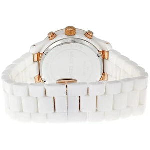 Michael Kors MK5269 Ceramic White Dial White Steel Strap Watch for Women Michael Kros