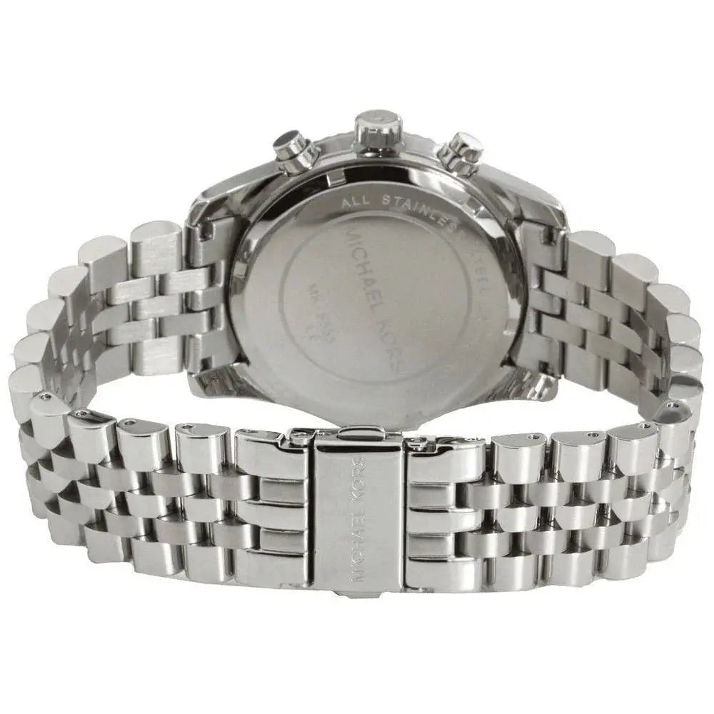 Michael Kors MK5555 Lexington Silver Dial Silver Steel Strap Watch for Women Michael Kros