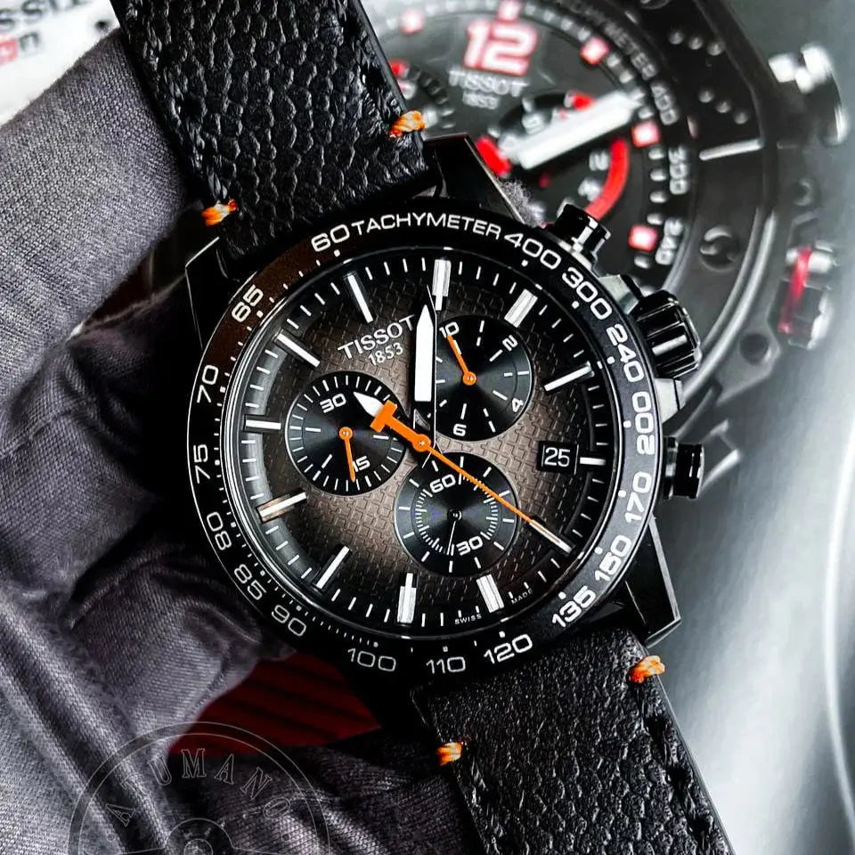 Tissot T125.617.36.081.00 Supersport Chrono Grey Dial Black Nylon Strap Watch For Men Tissot