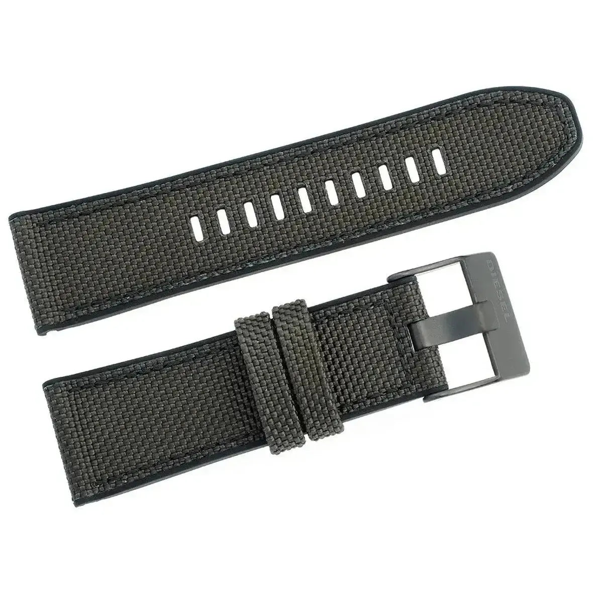 Diesel Mega DZ4500 Chief Chronograph Black Dial Black Nylon Strap Watch For Men Diesel