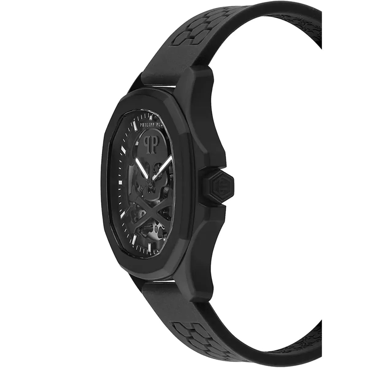 Philipp Plein $keleton $pectre Crystal Black Dial Automatic Men's Watch PWRAA0923 - Watch Enclave