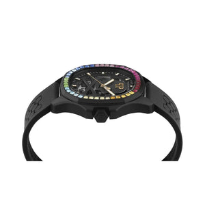 Philipp Plein $keleton $pectre Crystal Silver Dial Automatic Men's Watch PWRAA1023 - Watch Enclave