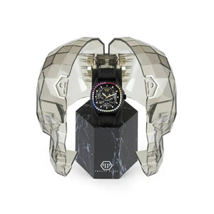 Philipp Plein $keleton $pectre Crystal Silver Dial Automatic Men's Watch PWRAA1023 - Watch Enclave