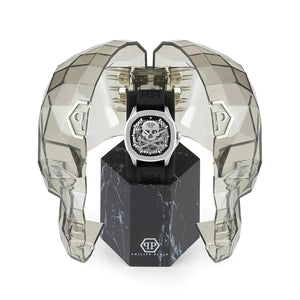 Philipp Plein $keleton $pectre Silver Dial Automatic Men's Watch PWRAA0123 - Watch Enclave