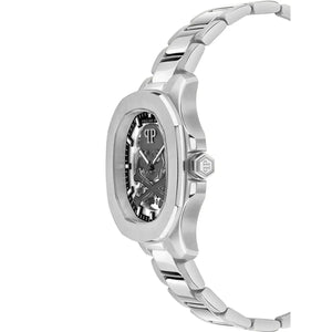 Philipp Plein $keleton $pectre Silver Dial Automatic Men's Watch PWRAA0223 - Watch Enclave