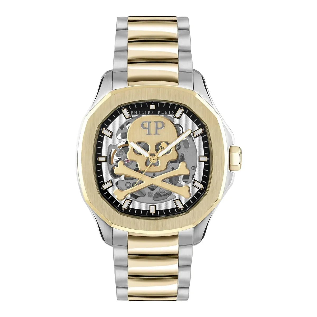 Philipp Plein $keleton $pectre Two Dial Automatic Men's Watch PWRAA0323 - Watch Enclave