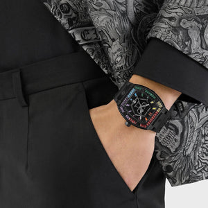 Philipp Plein The Hexagon Phantom Black Dial Crystal Men's Watch PWPUA0324 - Watch Enclave