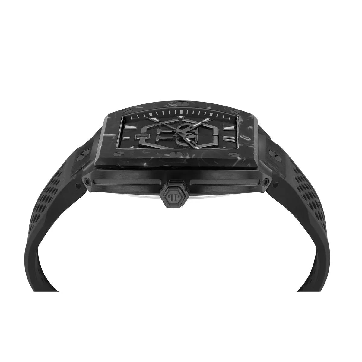 Philipp Plein The Hexagon Phantom Black Dial Crystal Men's Watch PWPUA0624 - Watch Enclave