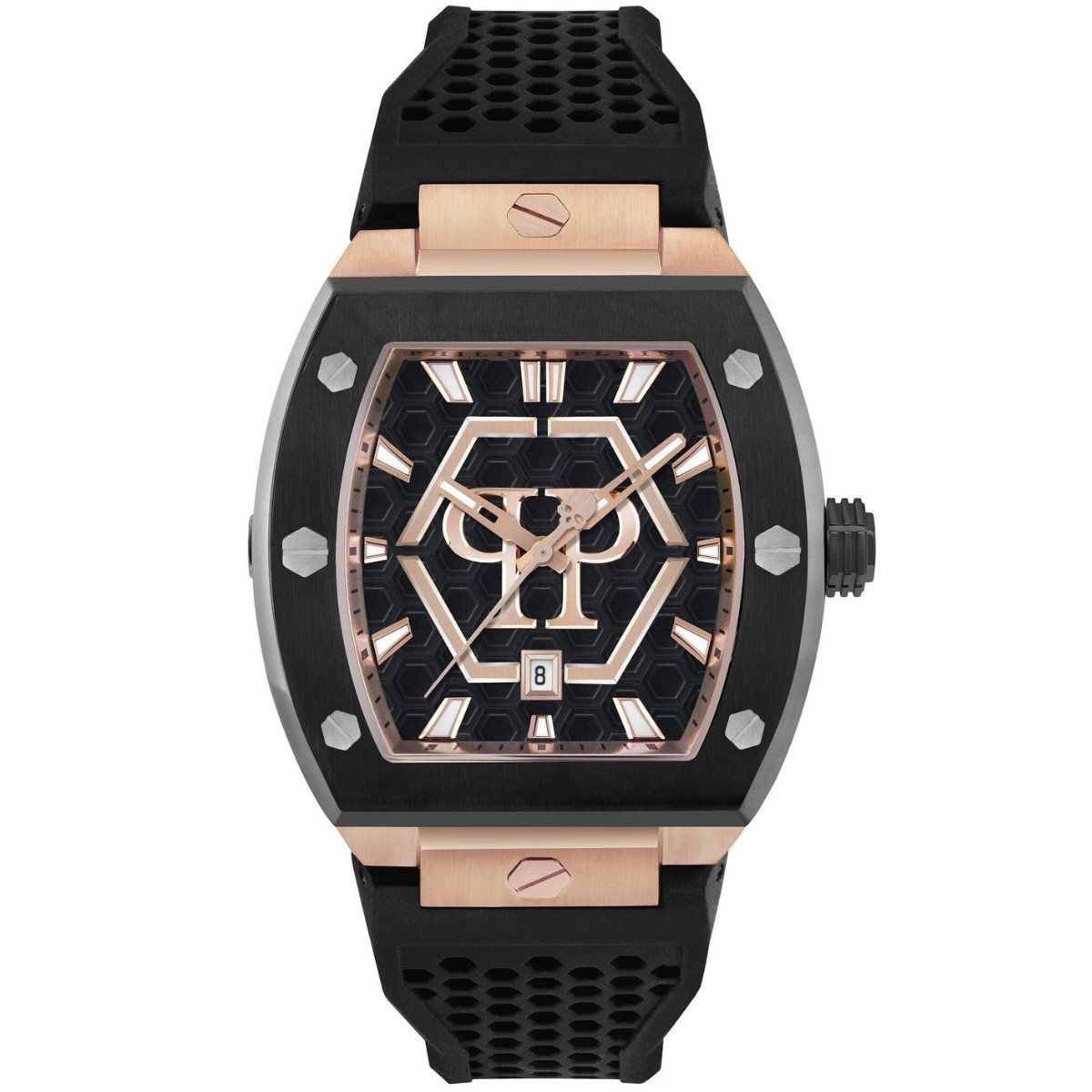 Philipp Plein The Hexagon Phantom Black Dial Men's Watch PWPUA0124 - Watch Enclave