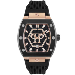 Philipp Plein The Hexagon Phantom Black Dial Men's Watch PWPUA0124 - Watch Enclave